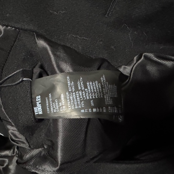 The Kooples Black Long Coat - Picture 7 of 7